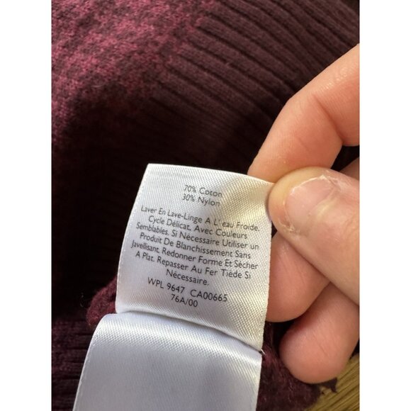 Eddie Bauer Women Size TXXL Cardigan Sweater Button Down Ruffles Long NWOT VTG - Picture 11 of 15